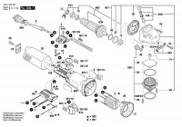 Bosch 3 601 H22 007 GWS 1100 Angle Grinder Spare Parts